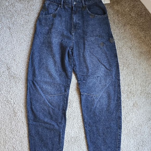 Free People•We The Free Augusta High Rise Slim Barrel Jean - Picture 10 of 11